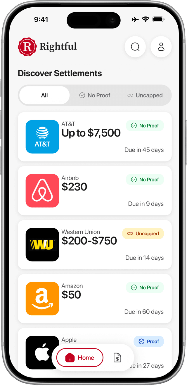 Real-time Settlement Tracking Feature