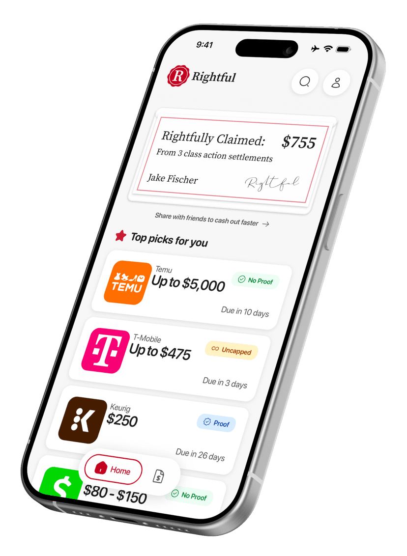 Rightful App Screenshot